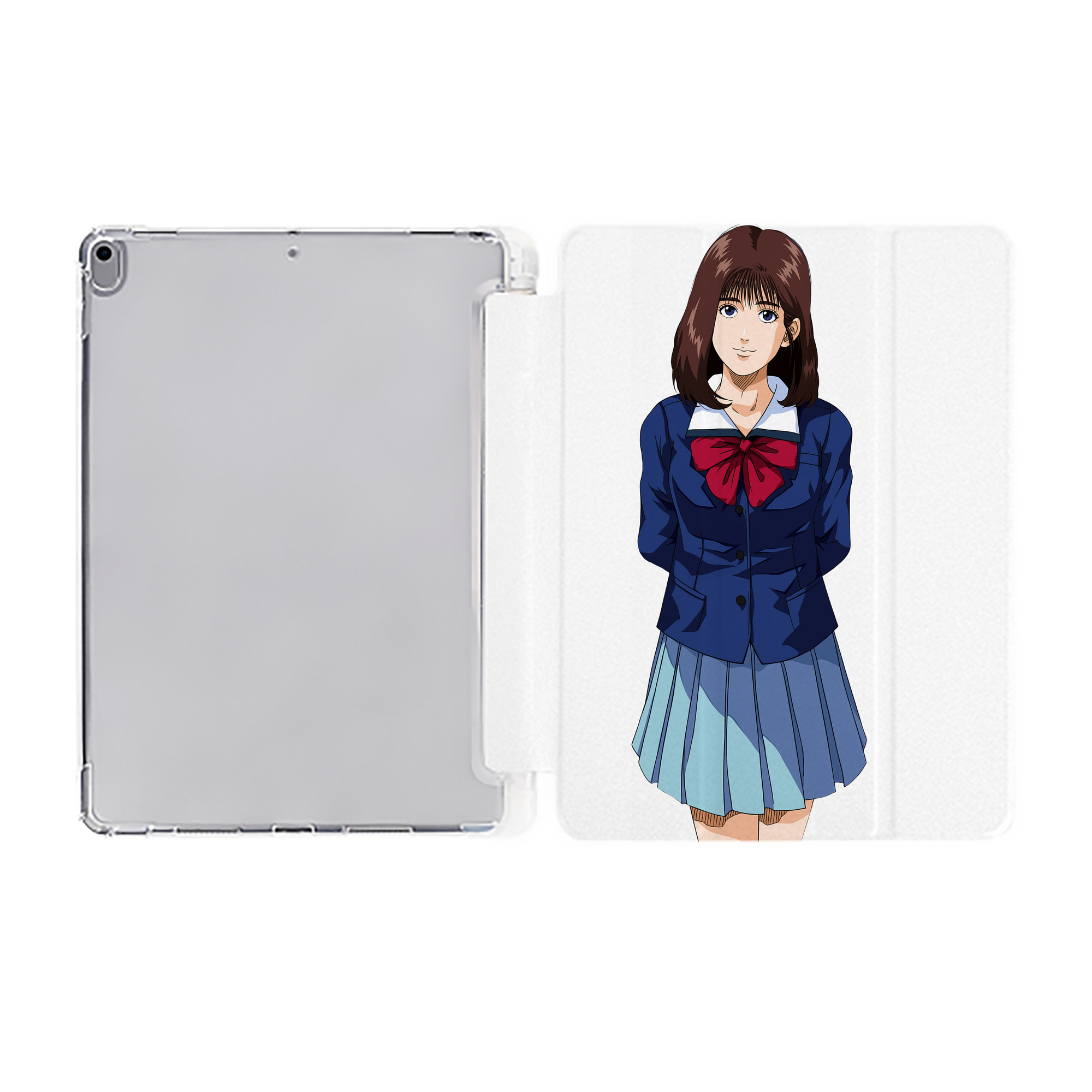（画像用） SLAM DUNK／スラムダンク IPad ケース ペン収納付き 三つ折りスタンド PUレザー×シリコン 対応機種9.5/10.5/10.9インチ